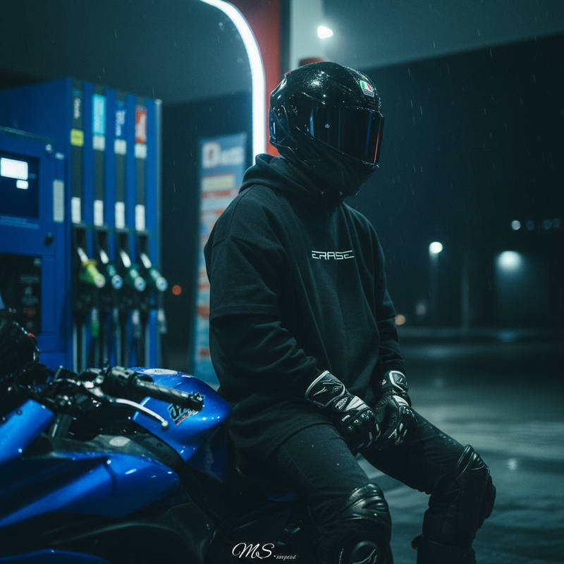 Erase biker lifestyle